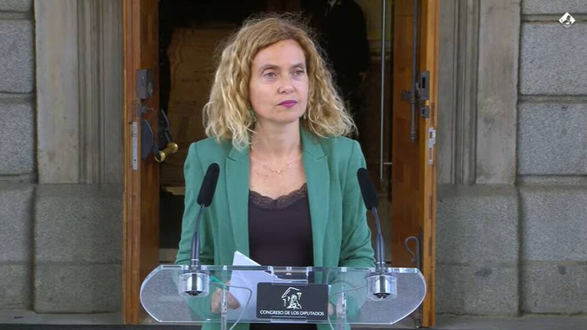 La presidenta del Congreso, Meritxell Batet