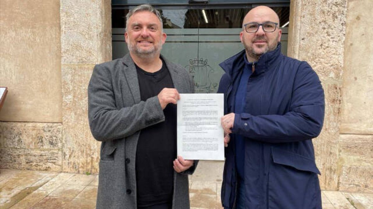 El alcalde de Rocafort (PSOE) y su socio de Ciudadanos