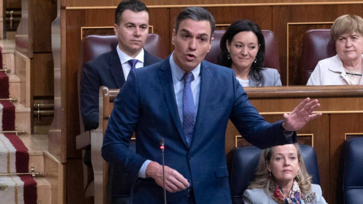 El presidente del Gobierno, Pedro Sánchez