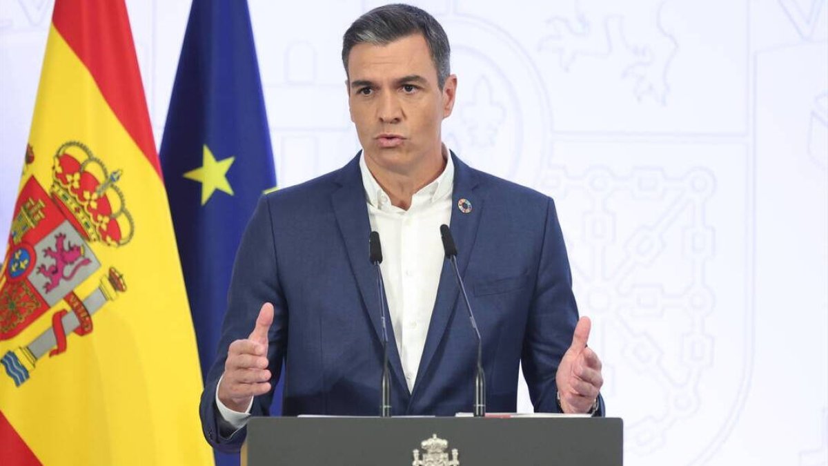 Pedro Sánchez, desde la Moncloa