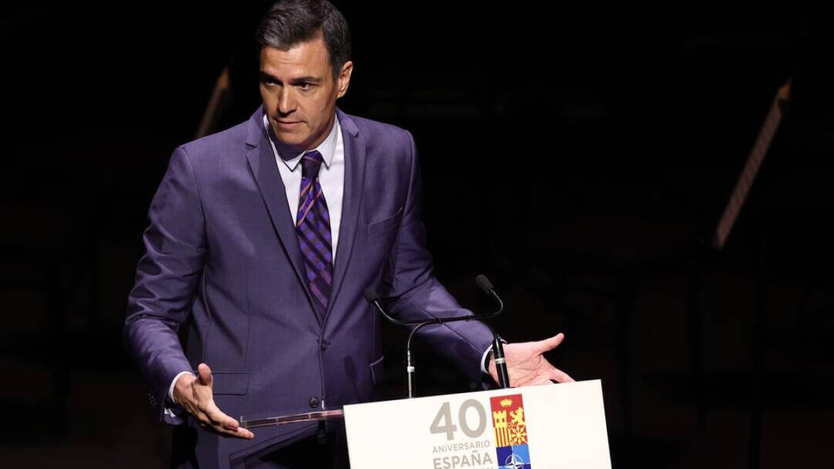 El presidente del Gobierno, Pedro Sánchez