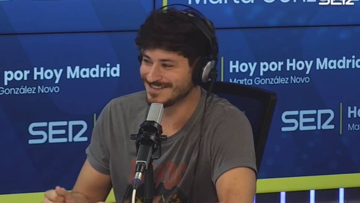 Luis Cepeda, en el estudio de Hoy por Hoy.