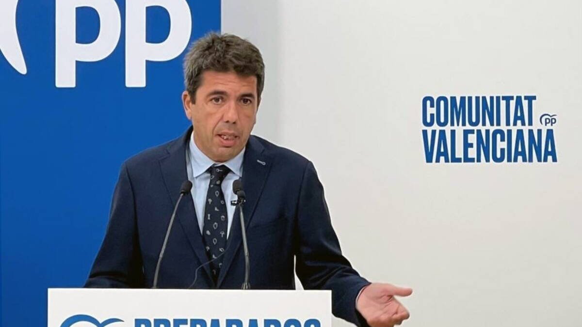 El presidente de PPCV, Carlos Mazón.