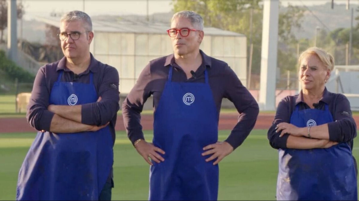 Boris Izaguirre durante la tercera entrega de 'Masterchef Navidad'.