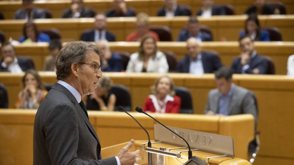 Feijóo en el Senado