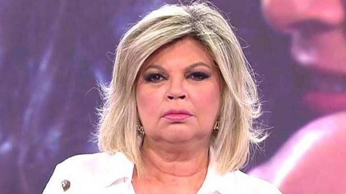 Terelu Campos, en el plató de Sálvame.