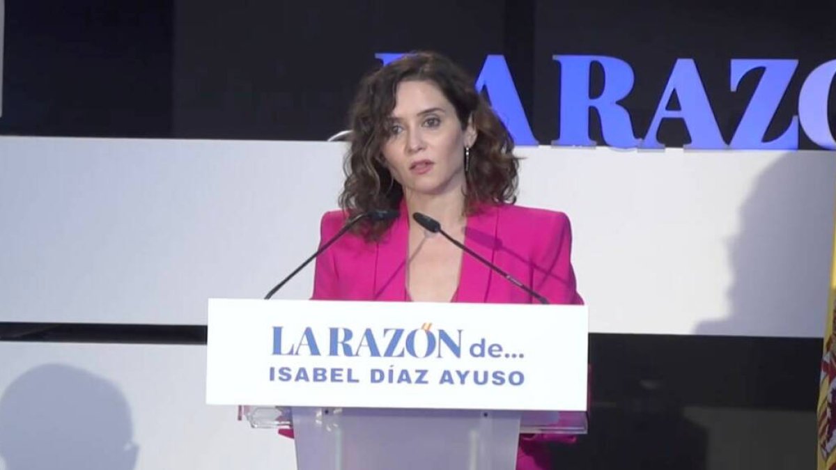 Ayuso en el foro de La Razón