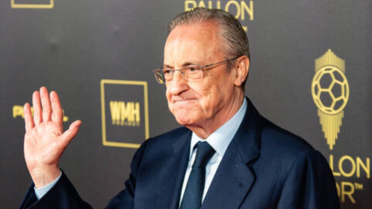 Florentino Pérez, en la gala del Balón de Oro.