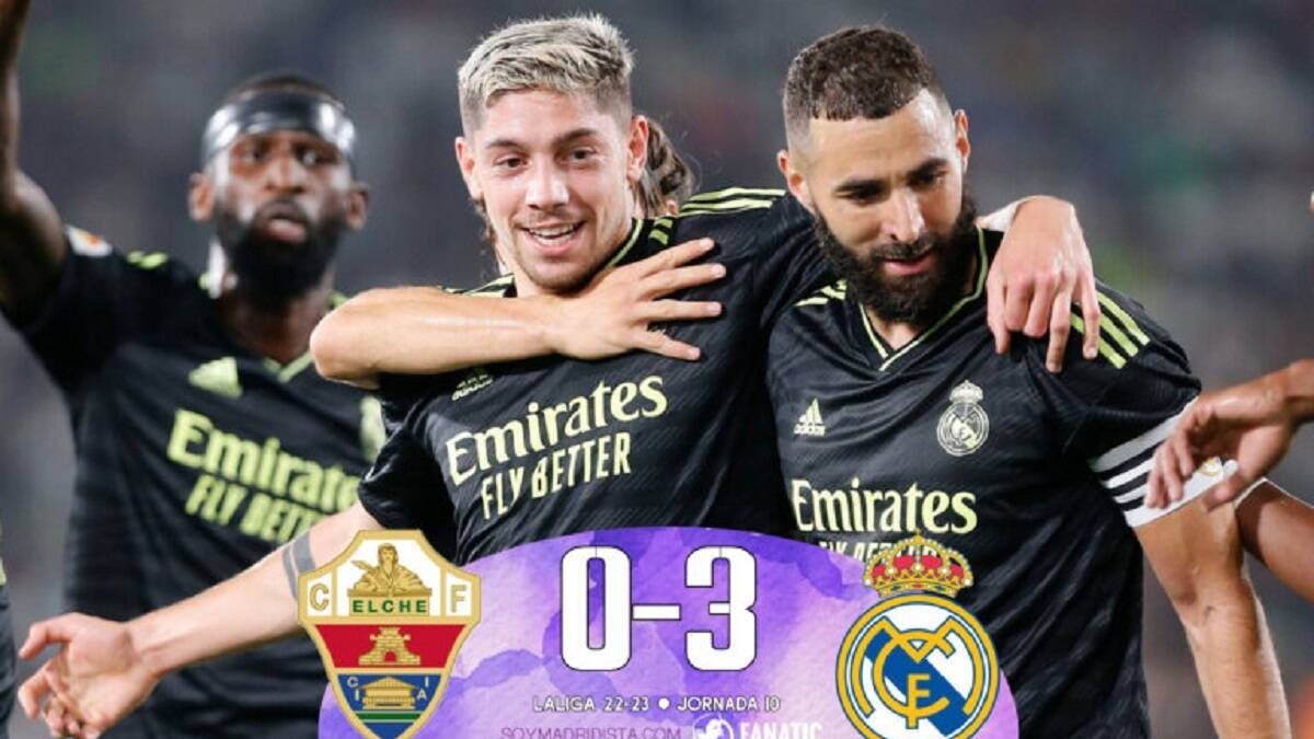 Elche 0 - Real Madrid 3: Líder de Oro