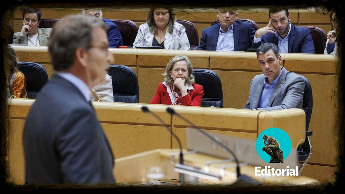 Feijóo y Sánchez, en el Senado