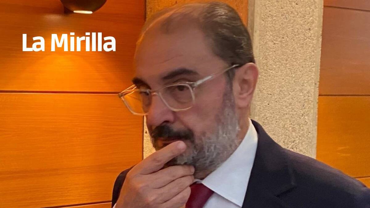 Javier Lambán, presidente de Aragón