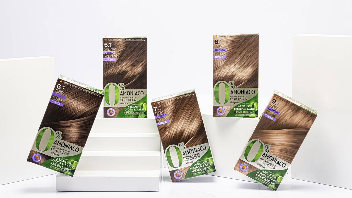 Mercadona ofrece cinco tintes permanentes Colorcor 0% amoniaco