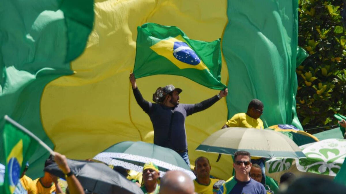 Seguidores de Bolsonaro.