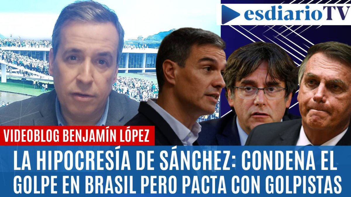 Sánchez condena el golpe en Brasil pero pacta con los golpistas catalanes