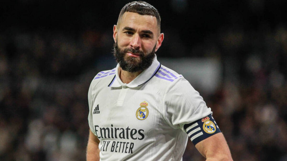 Karim Benzema, durante un partido del Real Madrid.