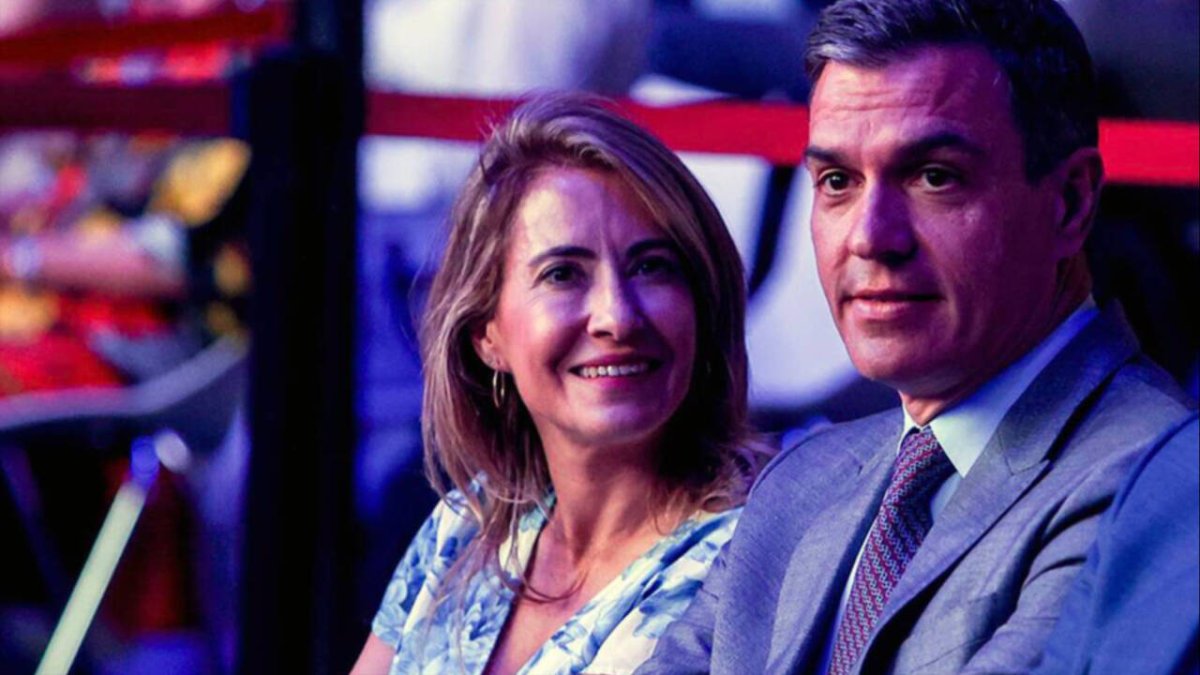 Raquel Sánchez y Pedro Sánchez