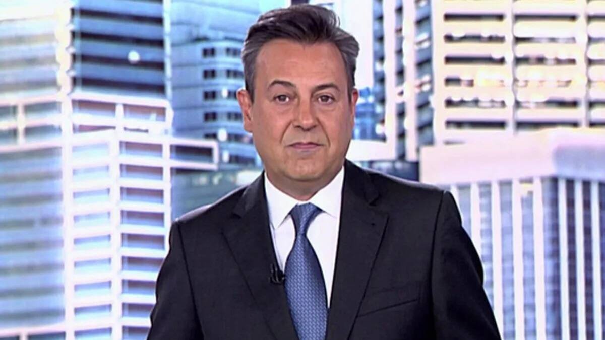 Pepe Ribagorda, presentador de informativos Telecinco.