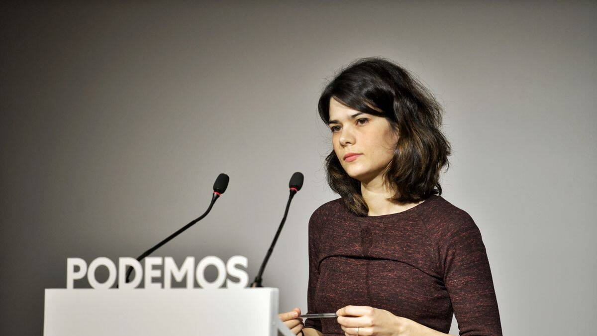 La portavoz de Podemos, Isa Serra.