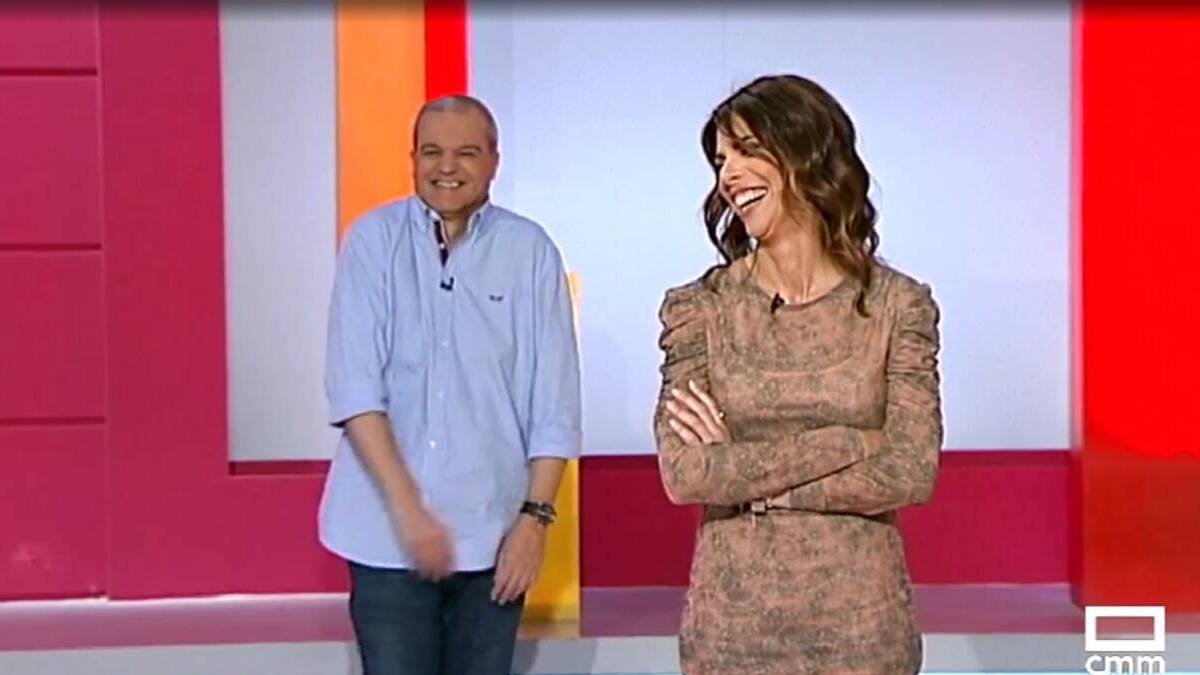 Ramón García y Gloria Santoro, presentadores de