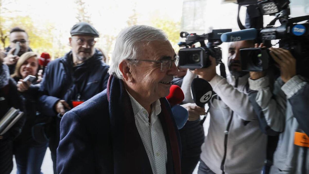 El exresponsable de las finanzas del PSPV-PSOE Pepe Cataluña en la Ciudad de la Justicia de Valencia.