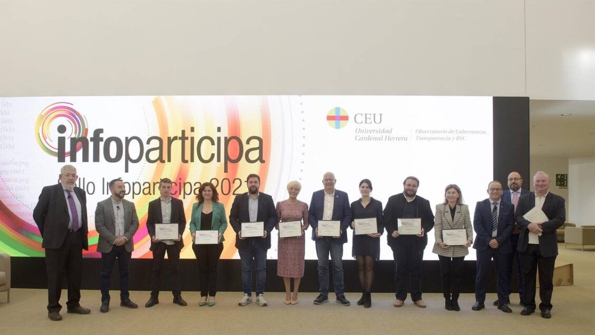 La CEU UCH entrega los Sellos Infoparticipa a los ayuntamientos y Diputaciones más transparentes de la Comunitat Valenciana - CEU UCH