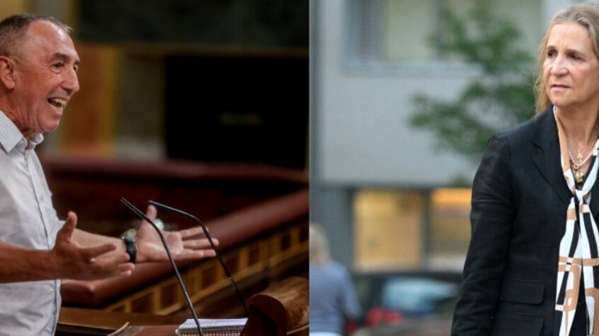 Joan Baldoví y la infanta Elena.