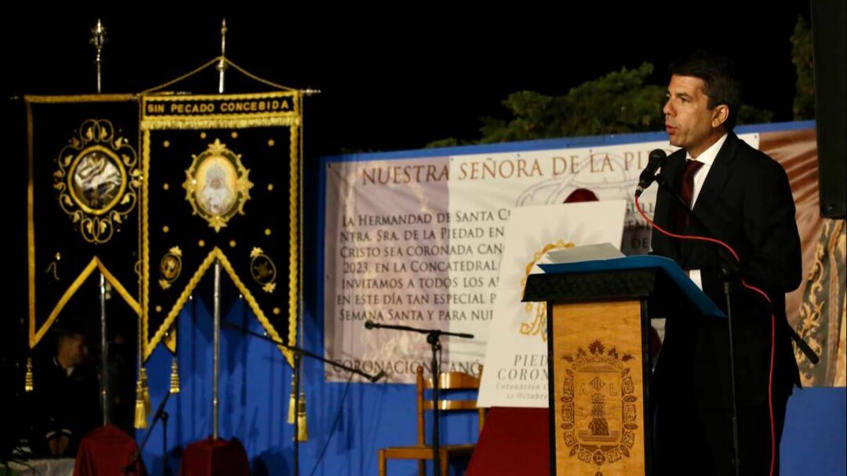 El presidente de la Diputación, Carlos Mazón.
