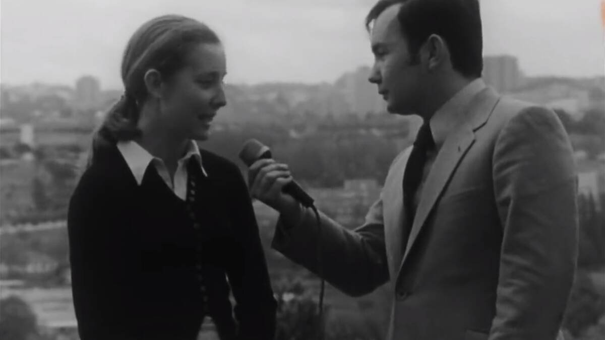 Extracto de la entrevista en 1971 a Esperanza Aguirre como jugadora de golf.