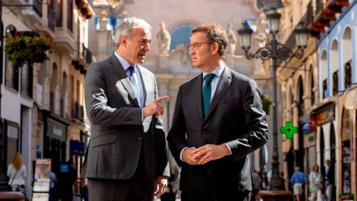 Azcón y Feijóo