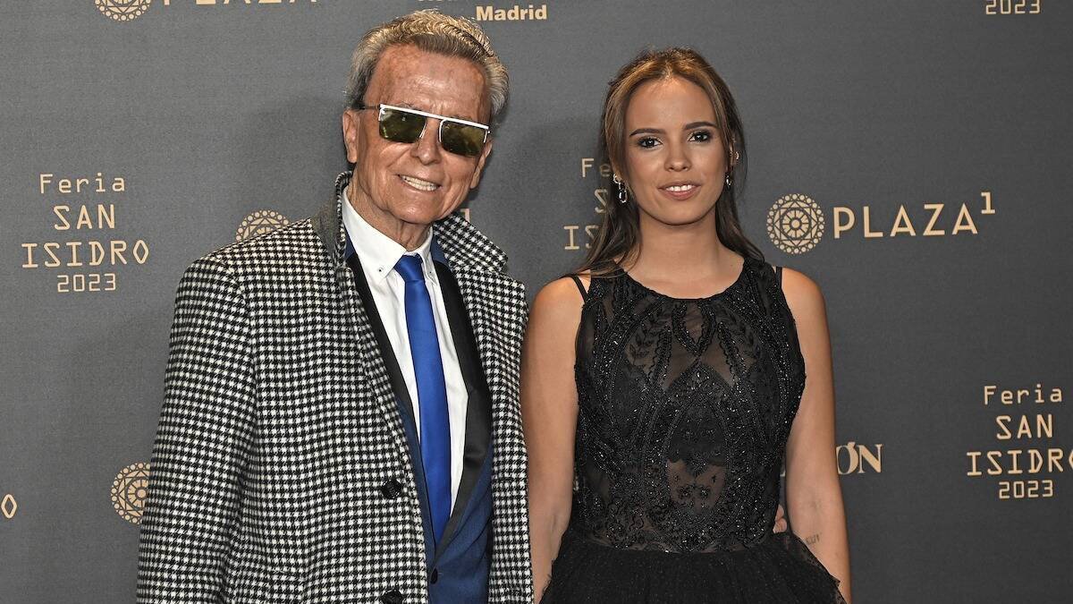 Ortega Cano y su hija Gloria Camila. Europa Press.