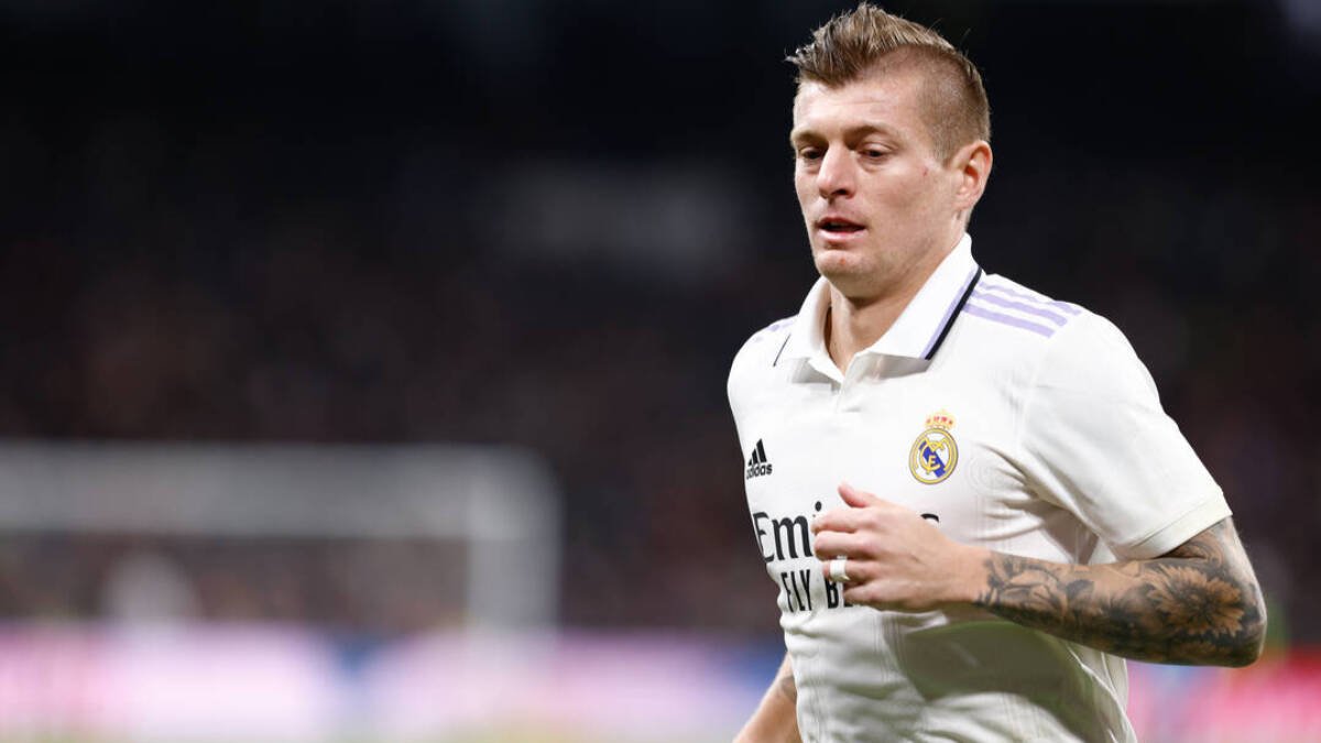 Toni Kroos, durante un partido con el Real Madrid.