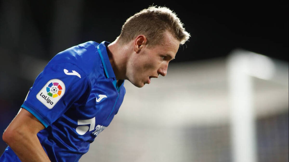 Jakub Jankto, la pasada temporada, con la camiseta del Getafe.