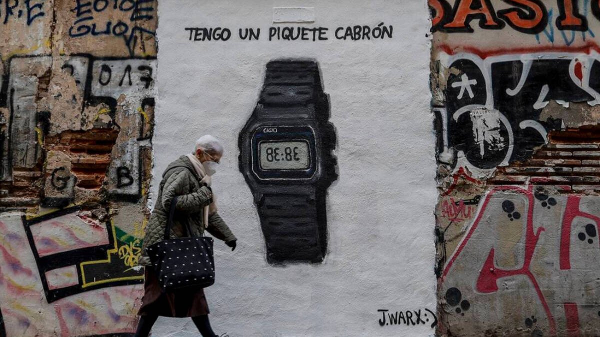 El Casio de Shakira y Piqué inmoratizado por J. Warx en Valencia