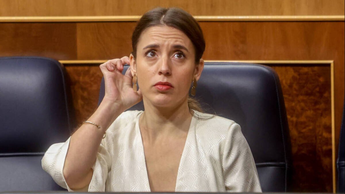 Irene Montero, en el Congreso de los Diputados.