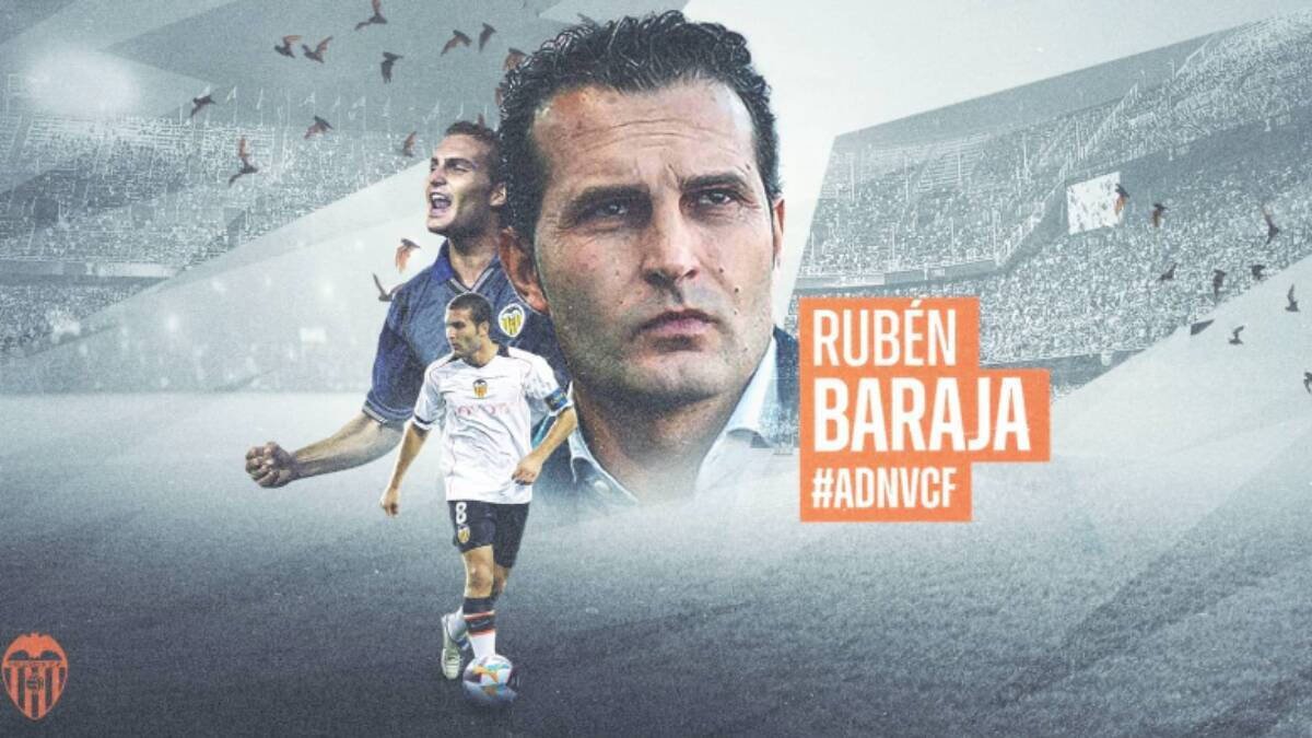 Rubén Baraja, nuevo entrenador del Valencia CF.