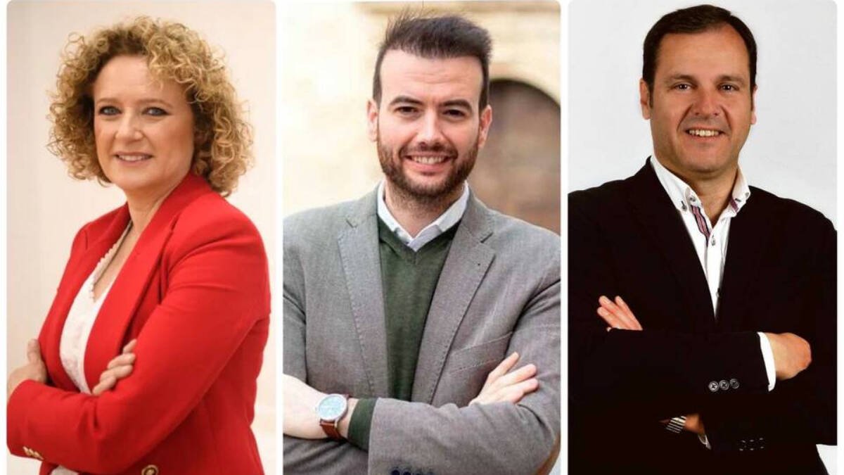 Amparo Folgado, José Andrés Hernández y Sergio Muniesa
