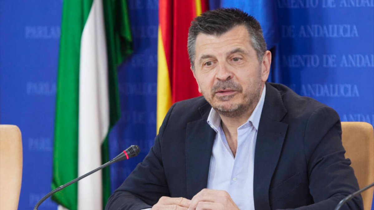 El portavoz del grupo parlamentario del PP-A, Toni Martín.