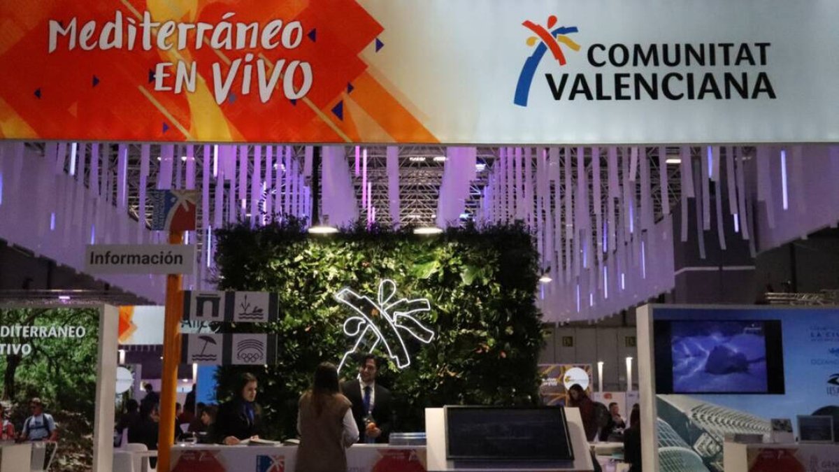 Stand de la Comunidad Valenciana en Fitur.