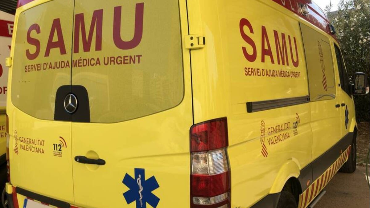 Una ambulancia SAMU.