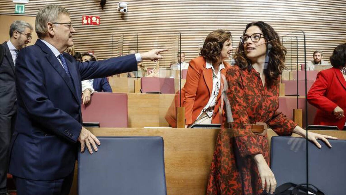 Ximo Puig con Aitana Mas