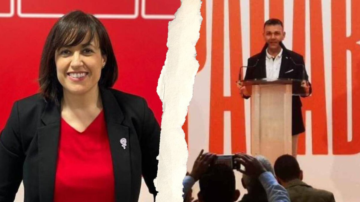 Lorena Silvent (PSOE), derecha, y Jesús Monzó (Compromís), izquierda.