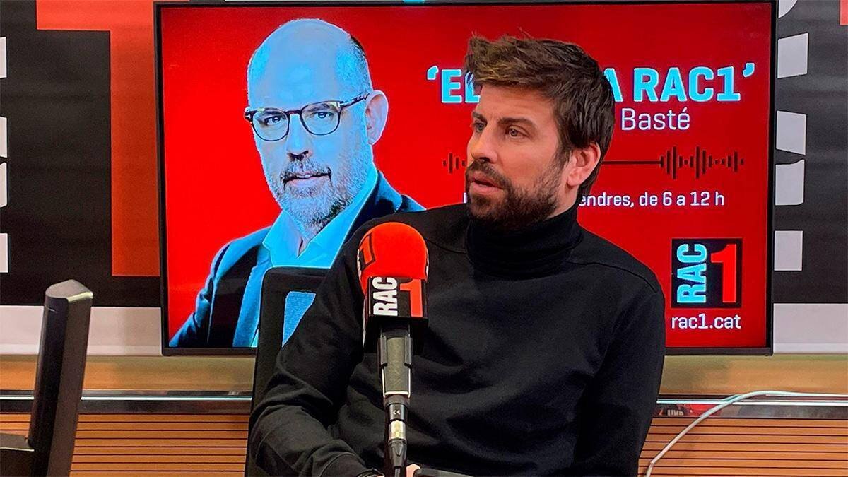 Gerard Piqué en el programa de Jordi Basté en RAC1.