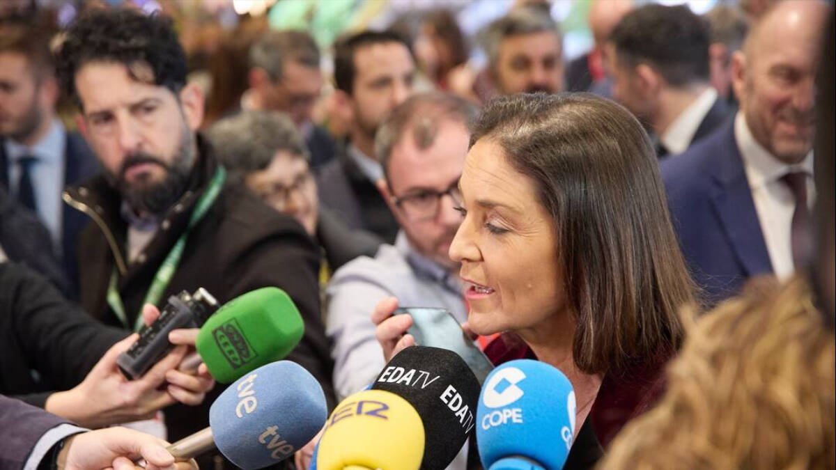 La ministra de Turismo, Reyes Maroto, en Fitur.