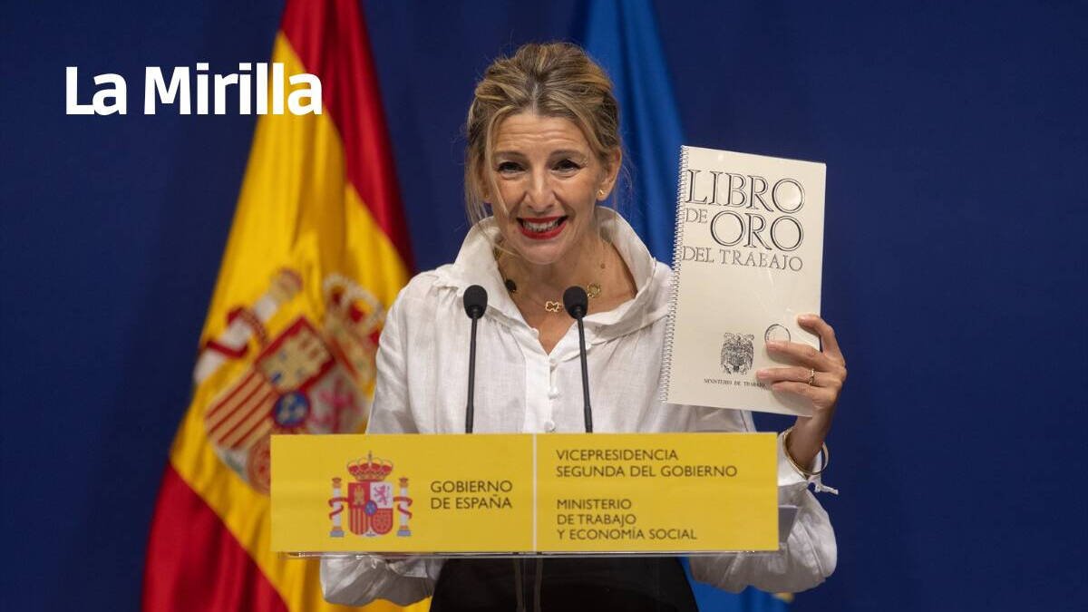 Yolanda Díaz, llorosa