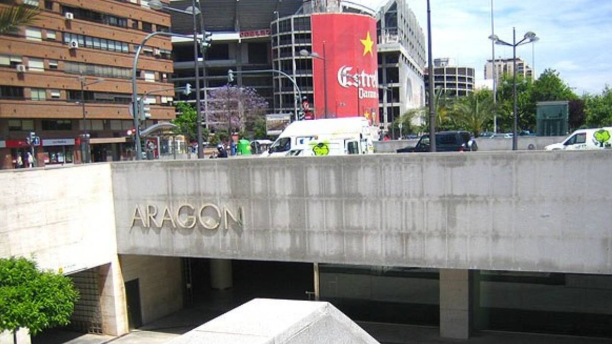 Imagen archivo de la estación de Aragón.
