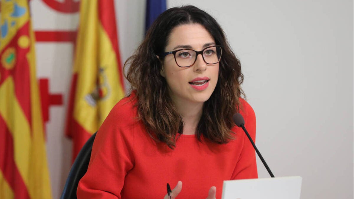 La vicepresidenta y Conselleria de Igualdad y Políticas inclusivas, Aitana Mas, en rueda de prensa tras la reunión del Consell. / Imagen de archivo.