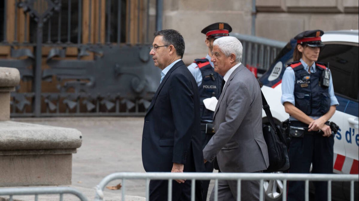 Josep María Bartomeu, expresidente del FC Barcelona, en el juicio por el caso Neymar.