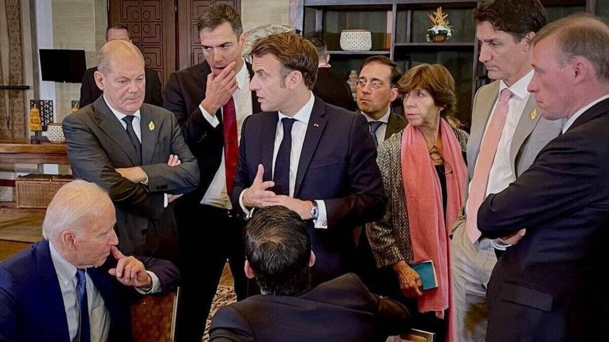 Foto real de Pedro Sánchez en el G-20