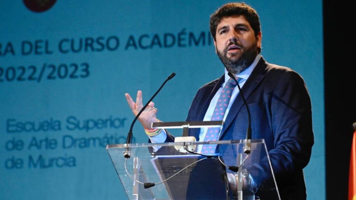 El presidente de la Región de Murcia, Fernando López Miras.