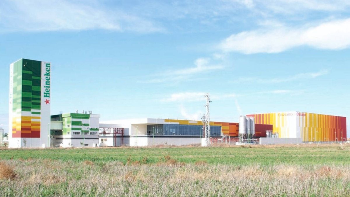 Imagen de la fábrica de Heineken en Sevilla.